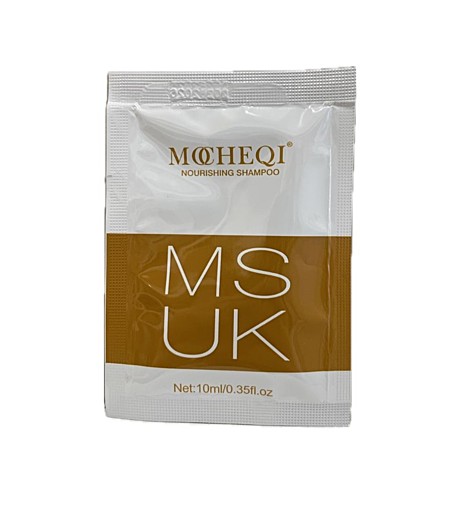 MOCHEQI Шампунь для сухих, кораш. и повреж. волос с маслом Ши и гидро. кератин. 10 мл