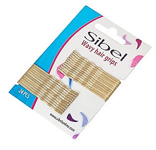 Sibel Невидимки волнистые 50 мм медно-бежевые 24 шт